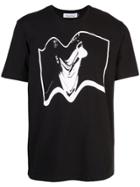 Undercover Warped Graphic Print T-shirt - Black