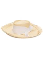 Sensi Studio Sculptural Bow Trim Hat - Nude & Neutrals