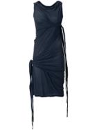 Rick Owens Drkshdw Tie Knot Tank Dress - Blue