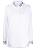 Paco Rabanne Stud-embellished Collar Shirt - White