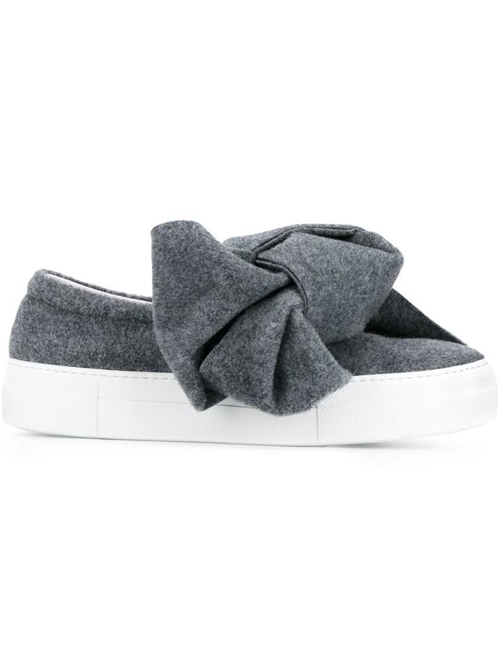 Joshua Sanders Bow Detail Slip-on Sneakers