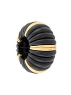 Saint Laurent Chunky Wooden Bracelet - Black