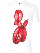 Blackbarrett Balloon Animal Print T-shirt - White