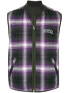Supreme Reversible Shadow Plaid Vest - Green