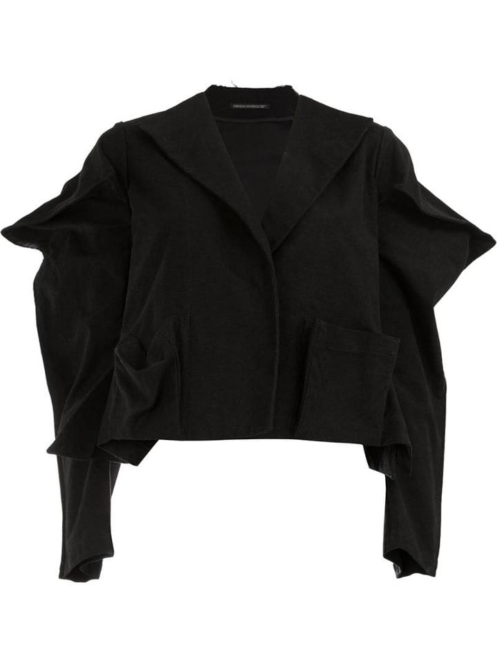 Yohji Yamamoto Pointed Sleeves Blazer - Black