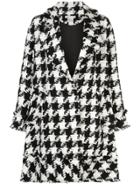 Alice+olivia Stefan Long Notch Collar Coat - Black