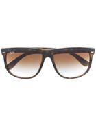 Ray-ban Tortoiseshell Frame Sunglasses - Brown