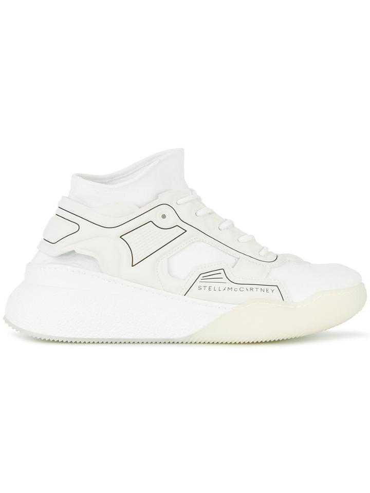Stella Mccartney Eclypse Lace-up Sneakers - White