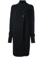 Ann Demeulemeester Pin Fastening Cardi-coat, Women's, Size: 38, Black, Cashmere/wool