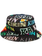 Kirin Logo Printed Bucket Hat - Black