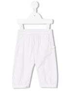 Tartine Et Chocolat - Scallop Trim Striped Trousers - Kids - Cotton - 18 Mth, Pink/purple