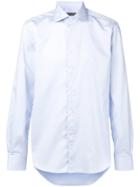 Corneliani Long-sleeve Fitted Shirt - Blue