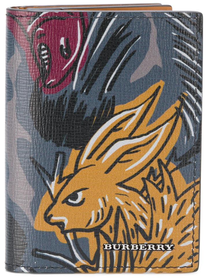 Burberry Beasts Print Wallet - Multicolour