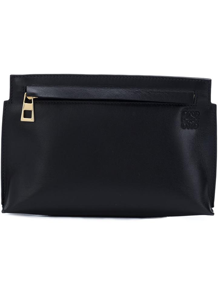 Loewe Mini Clutch, Women's, Black