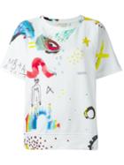 Marc Jacobs 'collage Print' Sweatshirt, Women's, Size: Small, White, Cotton