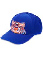 Kenzo Tiger Embroidery Baseball Cap - Blue