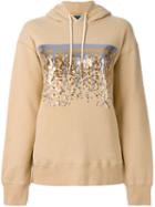 Doublet Sequined Hoodie, Women's, Size: L, Brown, Cotton/polyester