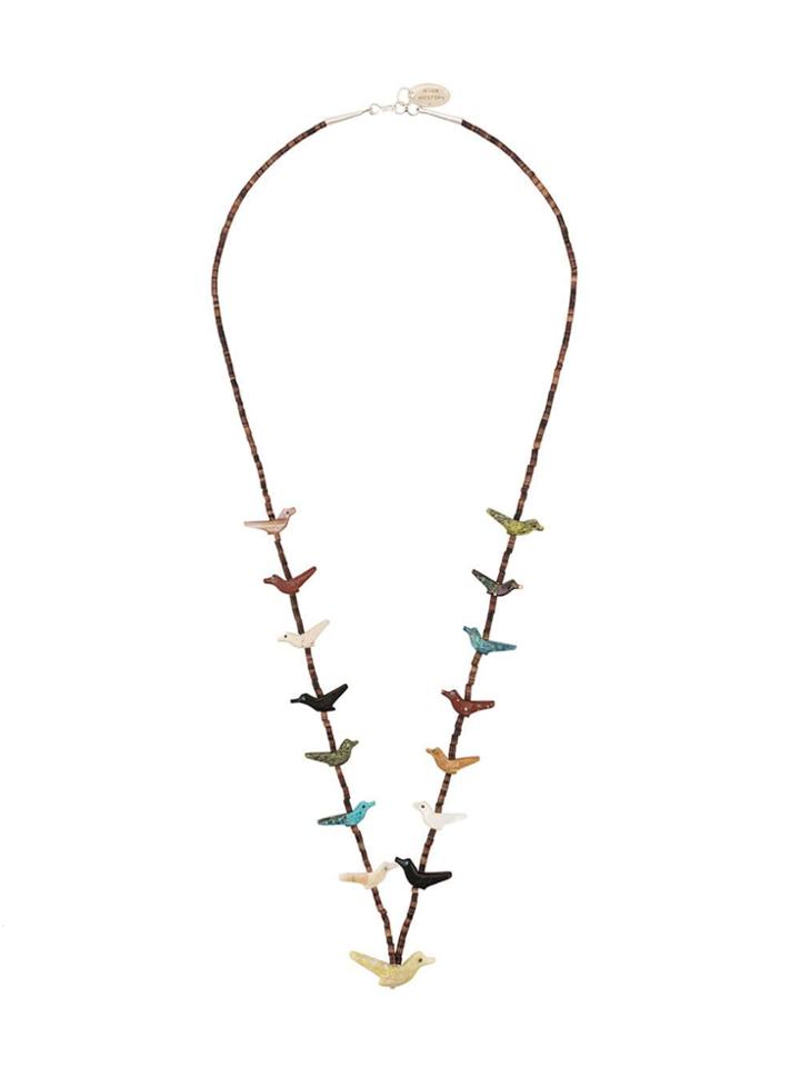 Jessie Western Palb Necklace - Brown