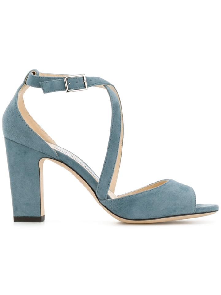 Jimmy Choo Carrie 85 Sandals - Blue