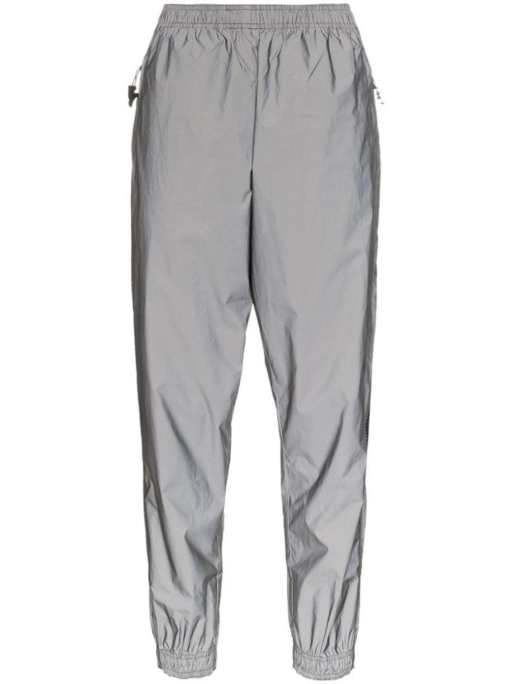 Adam Selman Sport Reflective Track Trousers - Grey