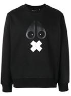 Moose Knuckles Graphic Print Sweatshirt - Black