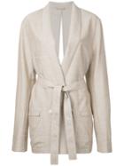 Nehera - Joma Jacket - Women - Silk/linen/flax/spandex/elastane/wool - S, Nude/neutrals, Silk/linen/flax/spandex/elastane/wool