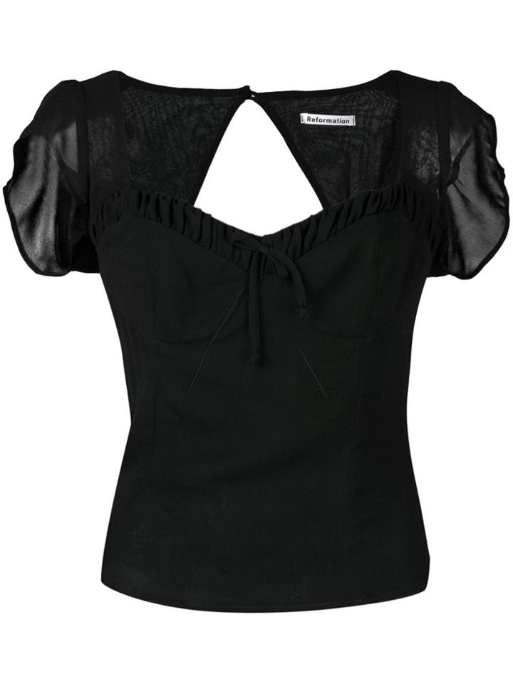 Reformation Maren Top - Black