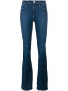 Frame Denim Kick Flare Jeans, Women's, Size: 29, Blue, Cotton/polyester/spandex/elastane