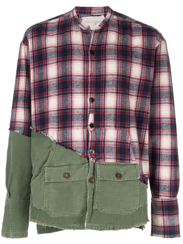 Greg Lauren Hybrid Shirt - Red