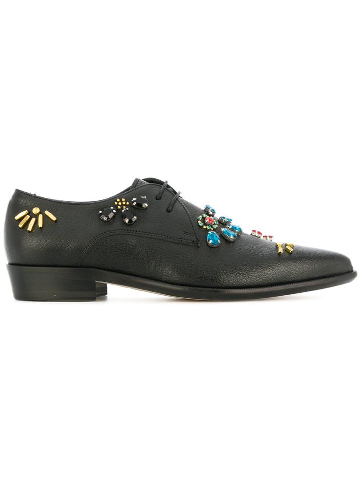 Paul Smith Embellished Lace-up Shoes - Black