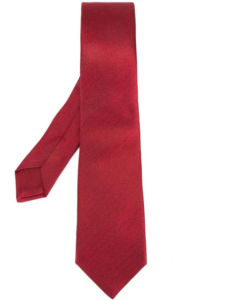 Kiton Zigzag Pattern Tie