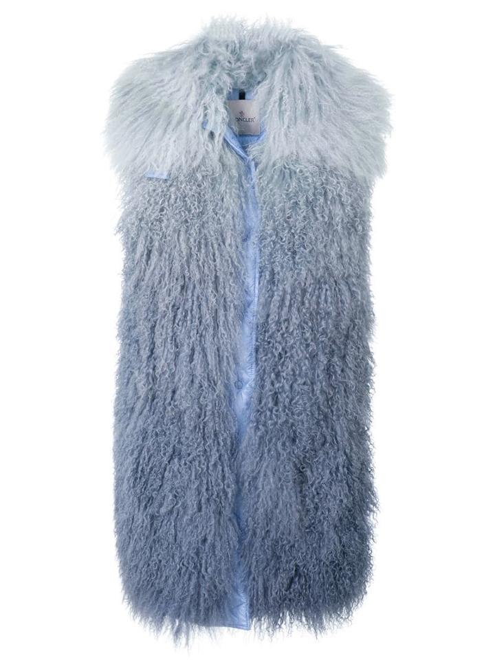 Moncler Shearling Padded Gilet - Purple