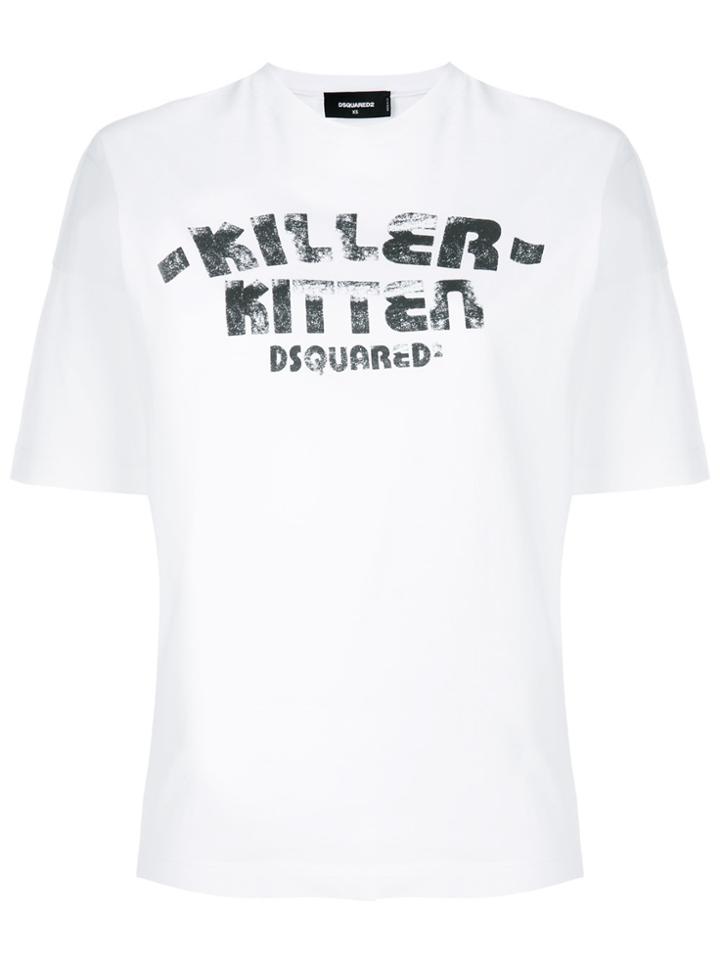 Dsquared2 Killer Kitten T-shirt - White