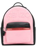 Kenzo Eye Motif Backpack - Pink & Purple