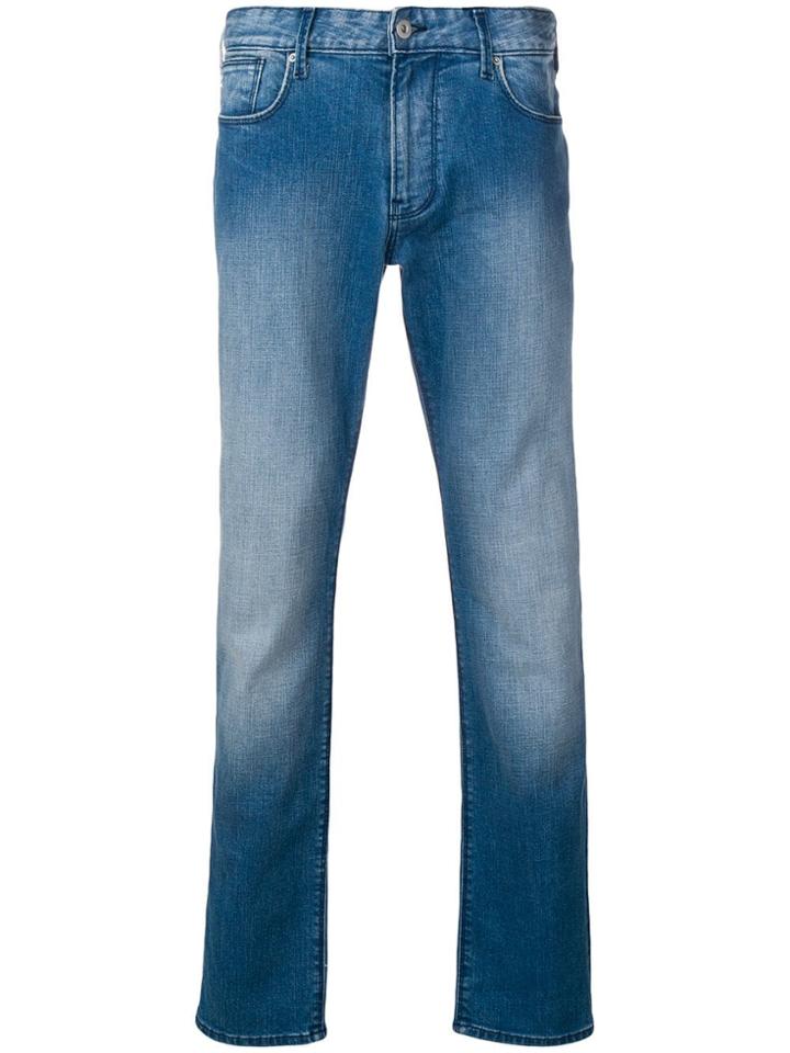 Emporio Armani Slim Denim Jeans - Blue