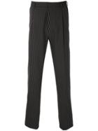 Bottega Veneta Striped Chino Trousers - Black