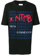 Faith Connexion Logo Print T-shirt - Black
