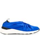 Casadei Draped Front Sneakers - Blue