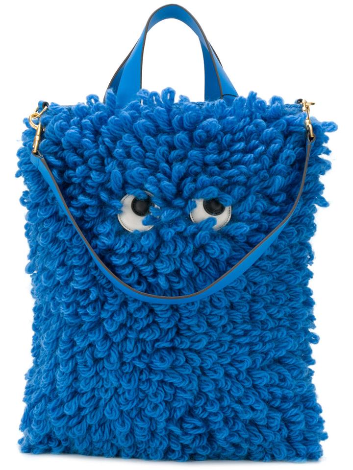 Anya Hindmarch Chunky Eyes Tote - Blue