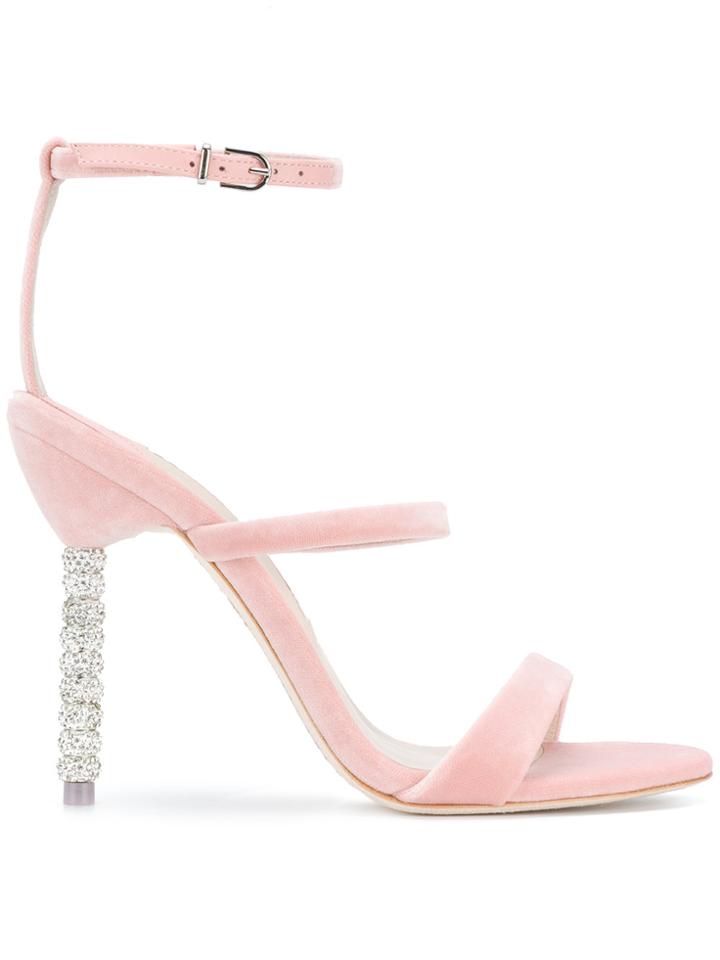 Sophia Webster Rosalind Crystal Sandals - Pink & Purple