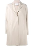 Harris Wharf London Single Breasted Coat, Women's, Size: 48, Nude/neutrals, Wool
