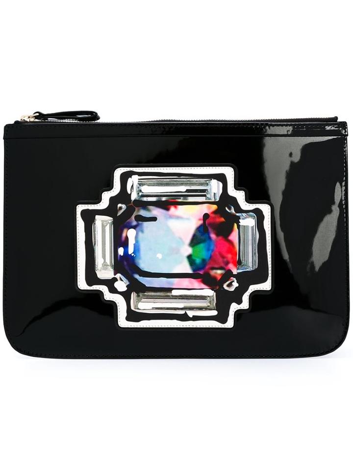 Pierre Hardy 'gem Puch' Clutch, Women's, Black