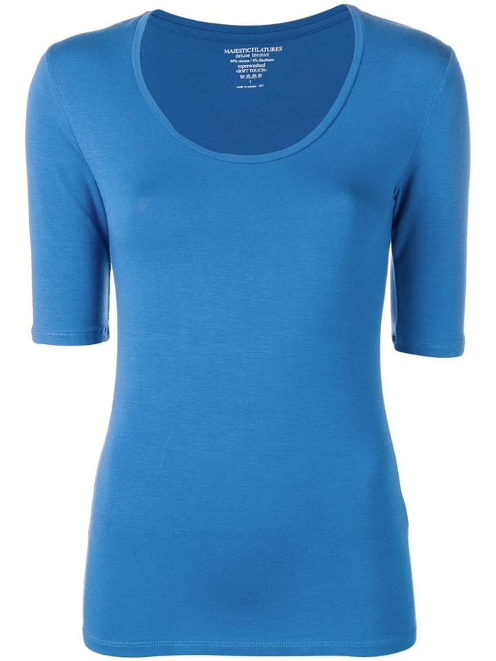 Majestic Filatures Slim-fit T-shirt - Blue