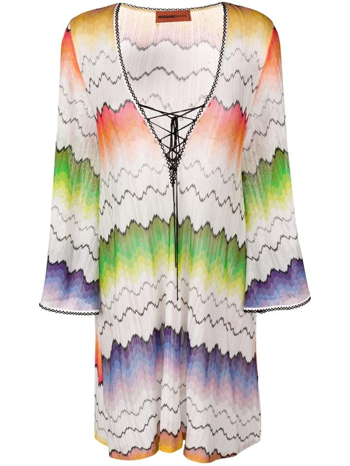 Missoni Mare Printed Beach Cover-up - White
