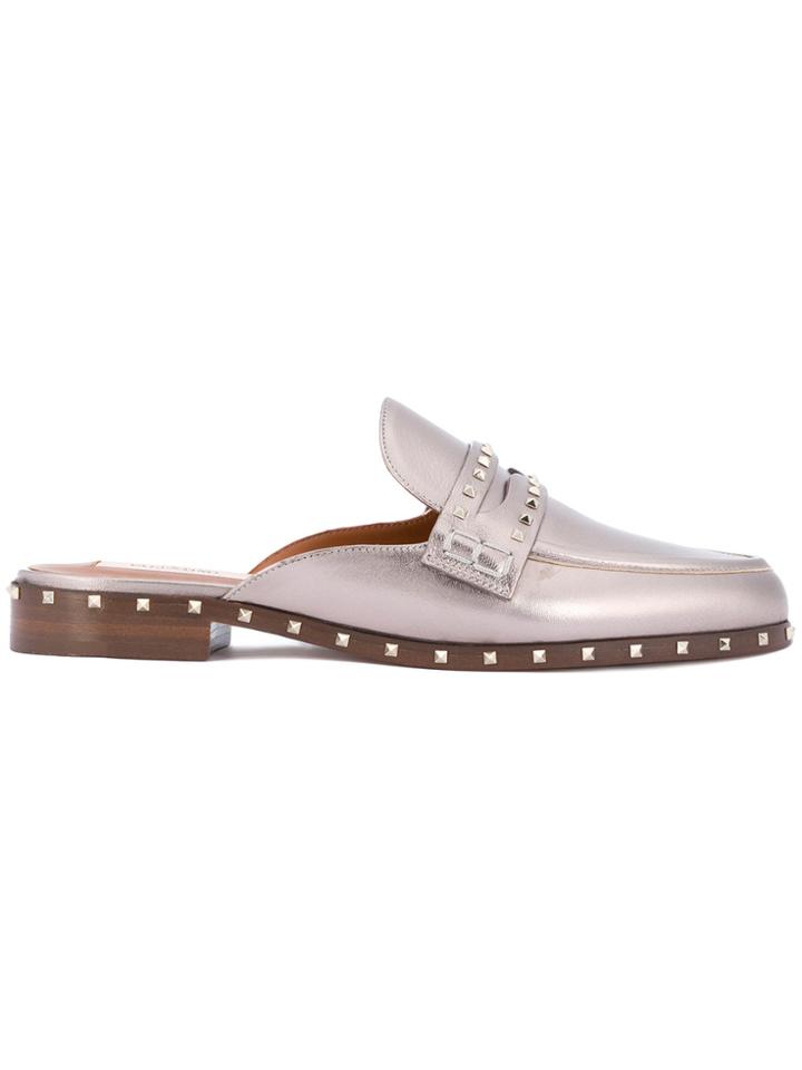 Valentino Valentino Garavani Soul Rockstud Slip-on Loafers - Metallic