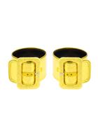 Attico Metallic Buckle Anklets