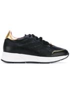 Blumarine Chunky Sole Lace-up Sneakers - Black
