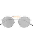 Dior Eyewear Aviator Sunglasses - White