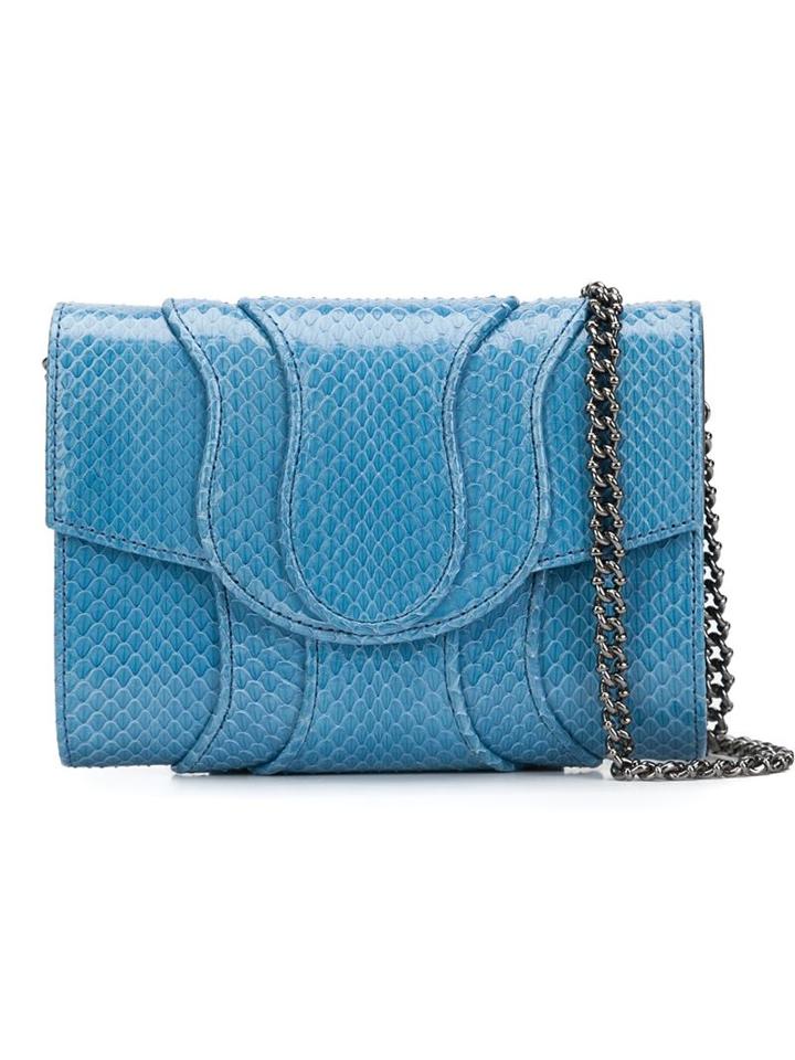 Khirma Eliazov Python Skin Clutch
