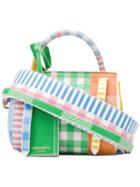 Thom Browne 3-strap Fun-mix Patchwork Mini Bag - Green